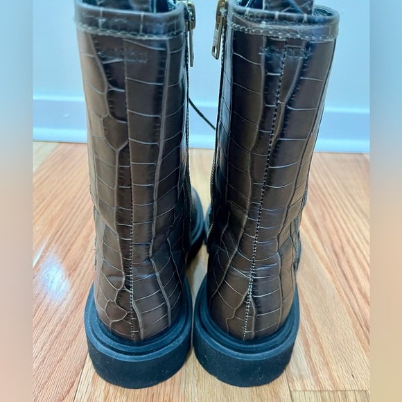 All Saints Maren Croc boots - Picture 3 of 5